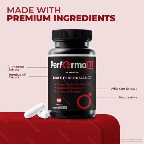 (2 Pack) Performa XL Capsules, Daily Wellness & Energy Support Supplement | Natural Formula for Active Lifestyle, Stamina & Performance, PerformaXL Easy-to-Swallow, Non-Habit Forming (120 Capsules) — view 6