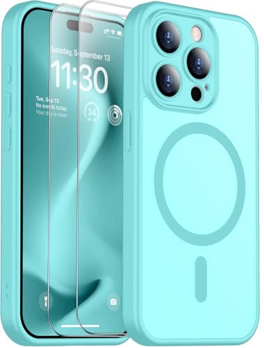Coque iPhone 15 Pro magnétique anti-traces de doigts et anti-rayures