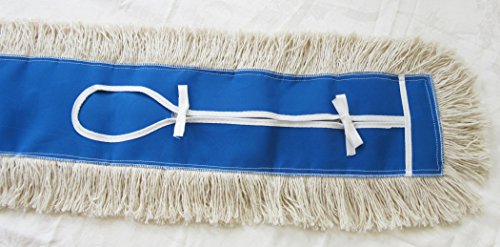 Image of 36 inch Industrial Strength Washable Cotton Dust Mop Refill, Replacement Head for Home & Commercial Use, Fits 36 Inch Frame, Cleans Hardwood, Laminate, Concrete, or Other Floor Systems (36 inch)