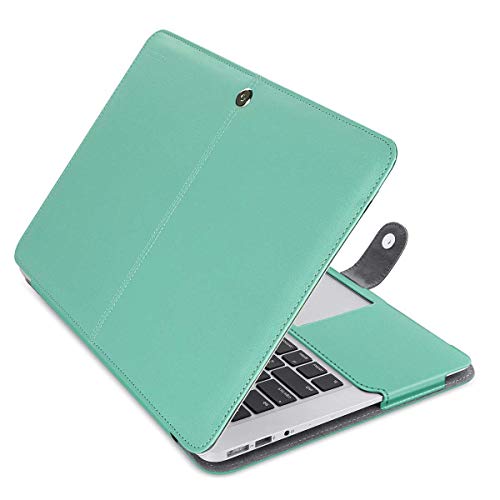 Mosiso PU Case for MacBook Air 13 Inch, Ocean Blue