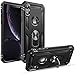 Amuoc Compatible with iPhone XR Case [ Military Grade ] 15ft. Drop Tested Protective Case | Kickstand | - Black