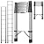 Foulezre 12.5 FT Telescoping Ladder - Folding Telescoping Ladder - 330lb Capacity, Locking Mechanism & Extra Wide Pedals, Extension ladders for Home Decor, RV or Outdoor Work 12.5 FT