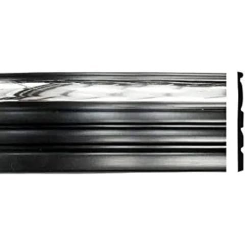 Automotive Authority Black Chrome Side Body Trim Molding for 1999-2006 Chevy Silverado - 3-7/8" Wide (Quarter Roll - 5 ft) Cover