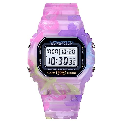 VIGOROSO Digital Watch for Women, Mens Digital Watch Men Waterproof Watches for Men Womens Watch
