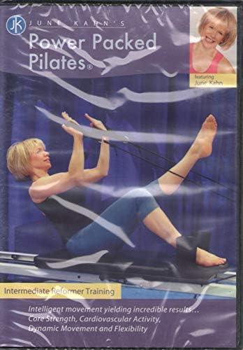 Power Packed Pilates (DVD) – Intermediate Pilates Reformer Training, June Kahn, Aeropilates and Traditional Reformer and Performer