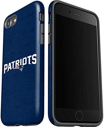 Skinit Pro Phone Case Compatible with iPhone SE (2nd & 3rd Gen) - Officially Licensed NFL New England Patriots Distressed Design