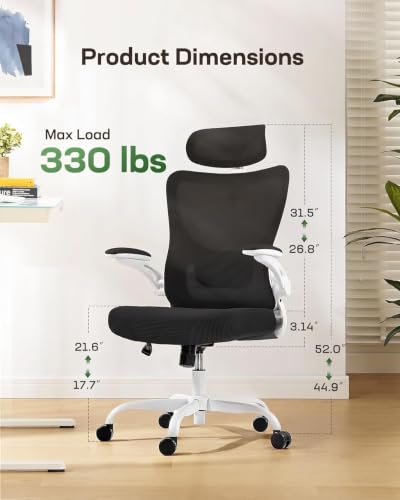 Image of Marsail Ergonomic Office Chair with 3D Armrests, Pack of 2