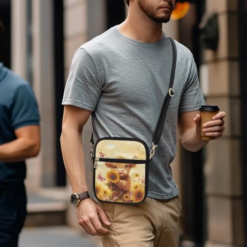 Small Messenger Bag Purse Lightweight Small Satchel Cell Phone Purses Travel Pouch Shoulder Bag for Women3