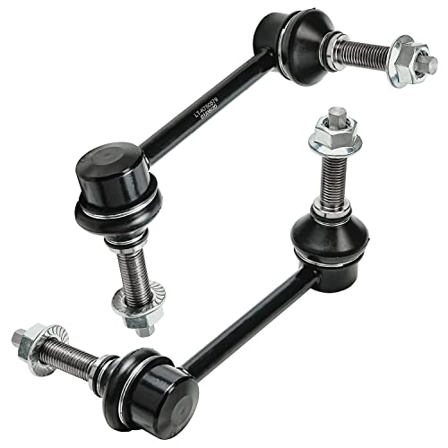 Image of Detroit Axle - Front Upper Control Arms Ball Joints Sway Bars Tie Rods Boots Replacement for 2011-2015 Jeep Grand Cherokee Dodge Durango - 12pc Set
