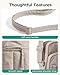 BAGSMART Small Crossbody Bags for Women, Mini Cell Phone Crossbody Purse for Travel, Puffer Women Wallet Handbags with RFID Blocking Card Slots