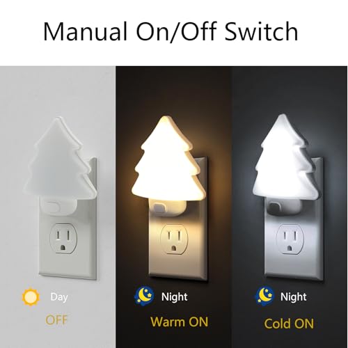 Lámpara de Mesa LED Árbol de Navidad 2 Pzs Blanco miniatura 3
