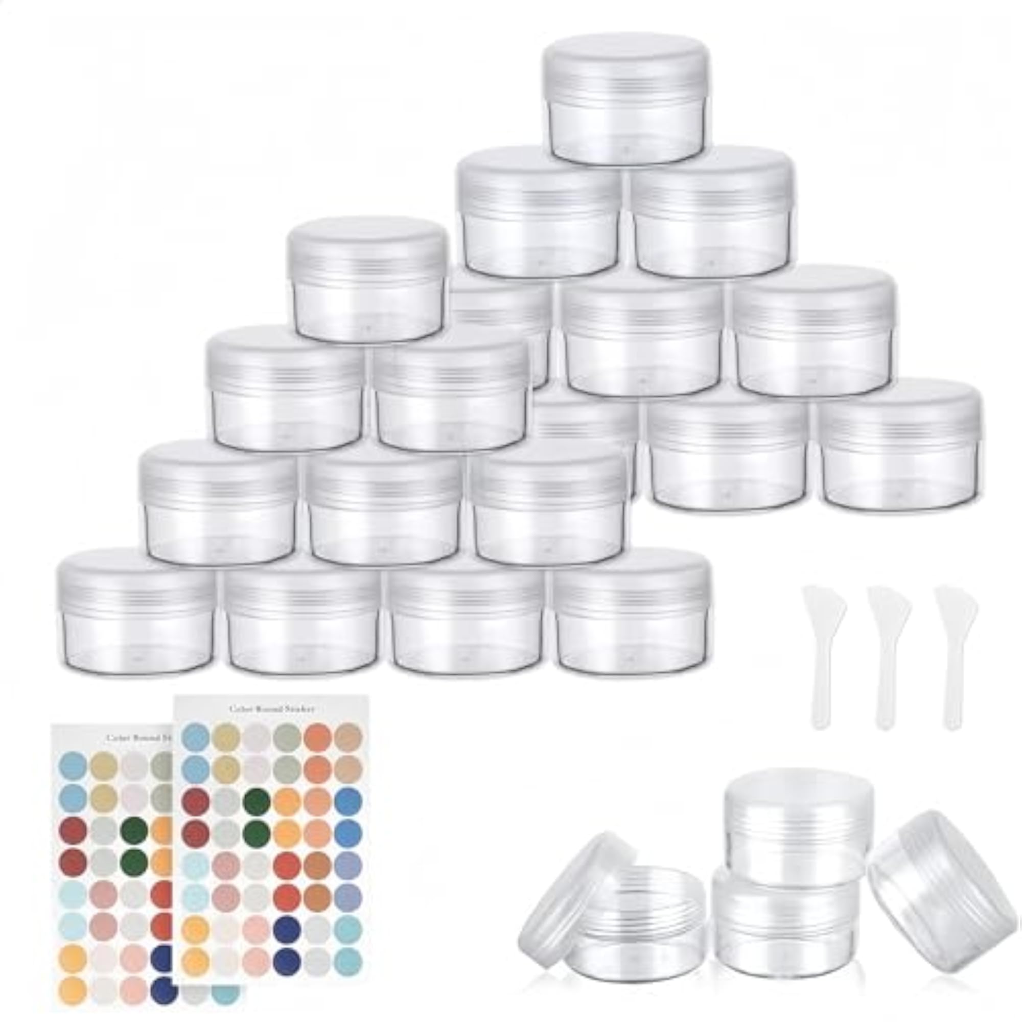 Travel Containers, 24pcs 30+20g Cosmetic Containers