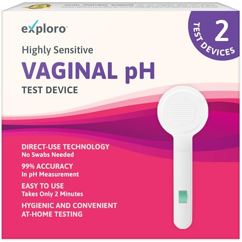Exploro Vaginal pH Balance Test, PH Balance for Women, Vaginal Health pH Test Device, Vaginal