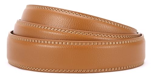 Image of CHAOREN Ratchet Belt Strap Only 1 1 /4 inch, Replacement Leather Belt for 32mm Buckle