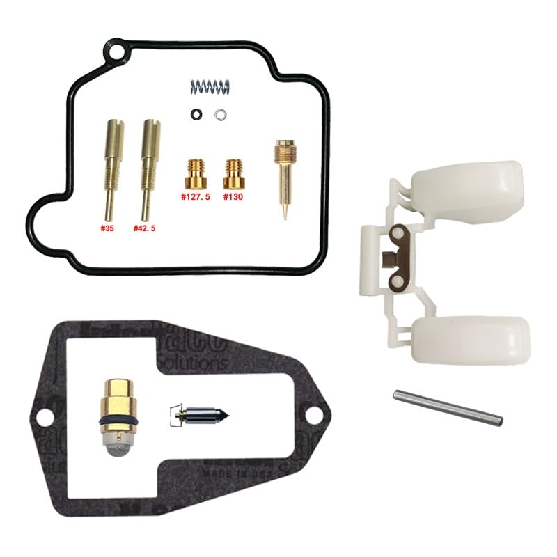 Kit réparation carburateur DR250 avec flotteur POM haute résistance et gicleurs précis