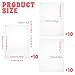 30 Sheets A5 Binder Sleeves, 1/2/4 Pocket Clear Binder Sleeves Protectors Double Sided Plastic Sleeve for Binders Card Sticker Storage Organizer Inserts for 6 Ring A5 Binders