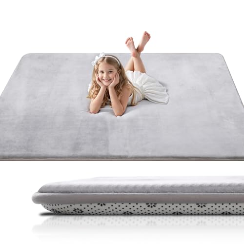 Favodormir Dicke Krabbelmatte Baby 120×120×3cm,Schaumfüllung Teppich...