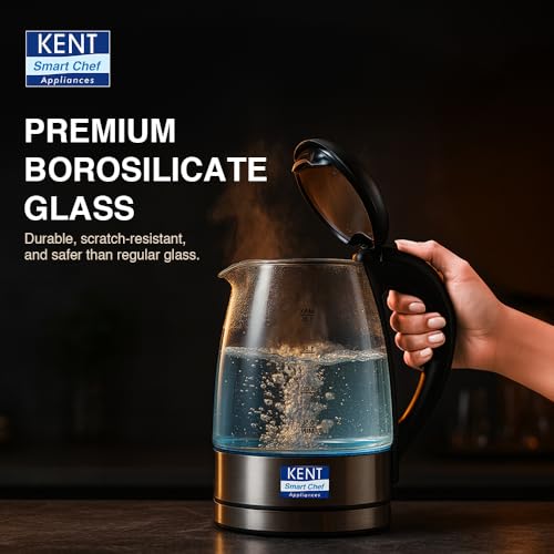 Tetera eléctrica de vidrio KENT Elegant 1.8L miniatura 4