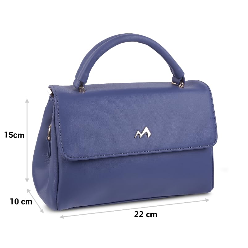 Image of Metro Women Classic Textured Handbag with Detachable Strap