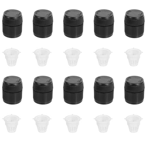 Fukaisu 10 Pack Shrub Bubbler Sprinkler Heads for 1/2 inch, Adjustable Water Flow Shrub Sprinkler...