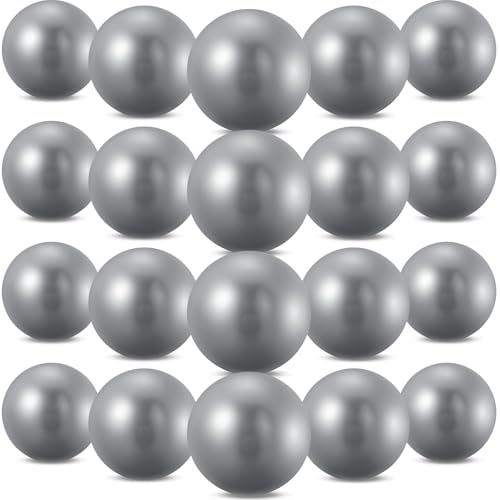 Image of Sotiff 20 Pcs 9 Inch Pilates Ball Bulk Exercise Pilates Ball Mini Yoga Balls Therapy Core for Stability Barre Training Stretching Physical Posture Training Gym Workout with Inflation Tube