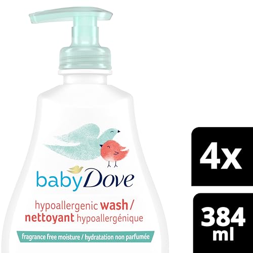 Baby Dove Sensitive Moisture Wash 384ml, pack of 4 - Image 3