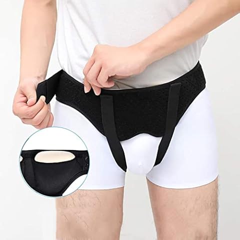 ESFIVHO Inguinal Hernia Support Post Surgery Hernia Pain Relief Truss Brace Cover