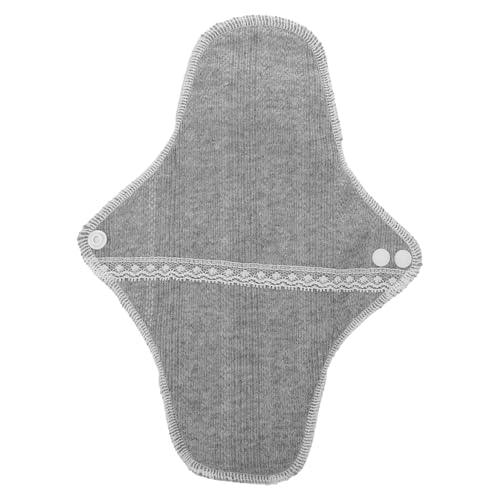 GOOHOCHY Compresa Sanitaria Reutilizable de Algodón Absorbente y Lavable con Diseño Impreso y Protección contra Fugas para Menstruación y Puerperio Color Aleatorio Uso Color Aleatorio
