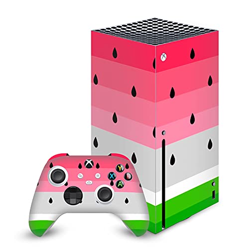 Skin Xbox Series X Haroulita pastèque pour masquer les rayures de la console