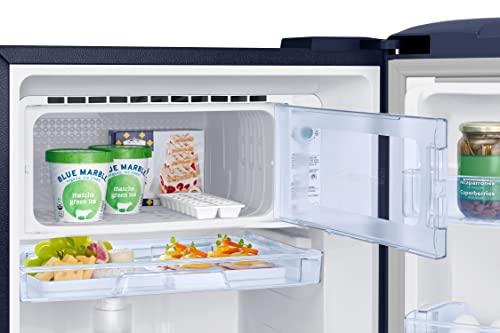 Image of Samsung 189L 5 Star Inverter Direct-Cool Single Door Refrigerator Appliance (RR21C2G25UZ /HL,Midnight Blossom Blue)