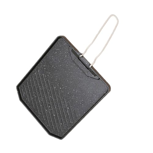 YIGZYCN Sartenes antiadherentes de aleación de aluminio con mango ergonómico para cocinar en casa y personas de salud