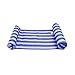 WWJJLL Aufblasbare Hammock, Schwimmbecken Schwimm Hammock, bewegliches Pool Deck Chair Schwimm Hammock Schlauchboot Schwimm Stuhl für Erwachsene und Kinder,Blau