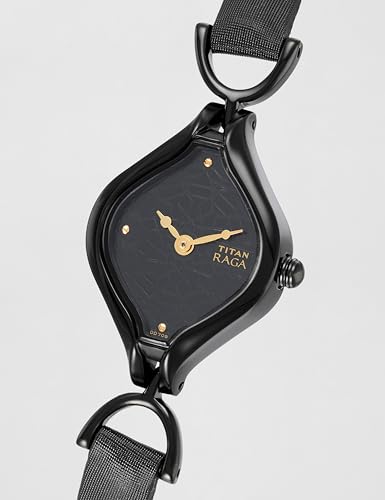 Image of Titan Raga Analog Black Dial Women's Watch -NM2531NL01 / NL2531NL01 /NP2531NL01