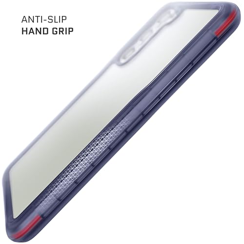 Image of Ghostek Covert Galaxy S23 Plus Case Clear with Military Grade Shockproof Protection, Non-Slip Grip, Protective Silicone Phone Cover Designed for 2023 Galaxy S23+ (6.6 inch) (Blue)