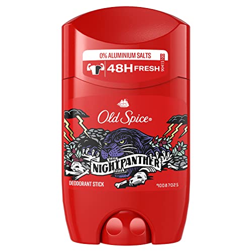 Old Spice Nightpanther Deodorant Stick Für Männer, Mit Langanhaltendem Duft, Ohne Aluminium, 50ml Cover