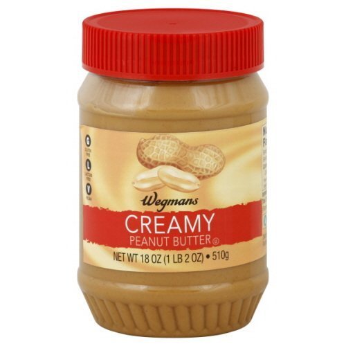Wgmns Peanut Butter, Creamy, 18 Oz. (Pack of 2) by Wegmans