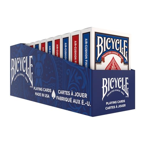 Bicycle Standard Rider Back Playing Cards, Poker Size, 12 Pack, Classic Decks of Cards for Poker,...