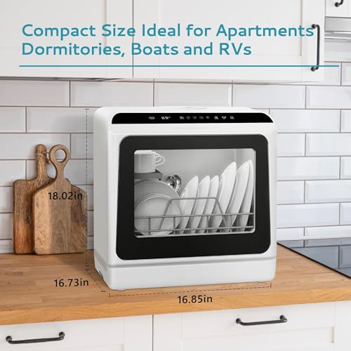 Euhomy DW-01-NEW Mini Portable Dishwasher Countertop Compact Dishwashers thumb #4