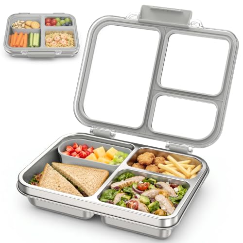 FAJSL Stainless Steel Bento Box for Kids