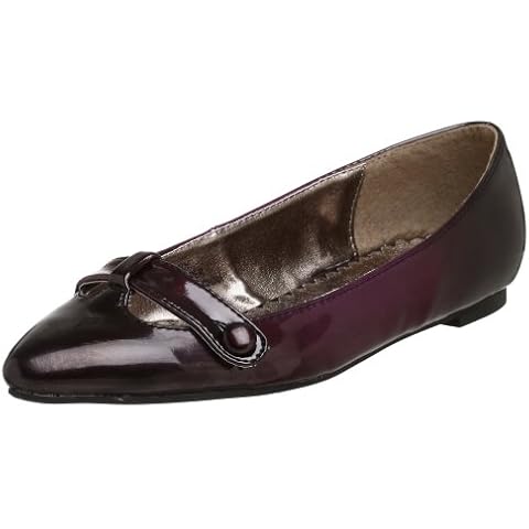 Charles Albert Women's Tip Toe Flat,Purple,5 M US Cover