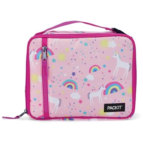 PackIt Freezable Classic Lunch Box, Unicorn Sky Pink Cover