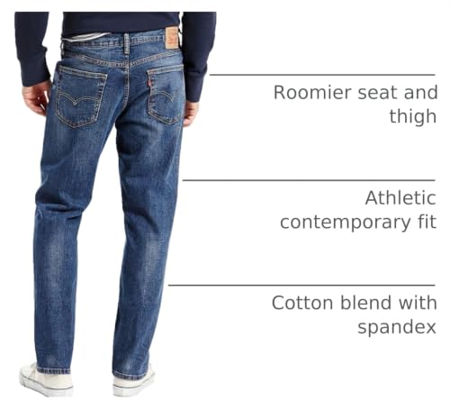 Image of Levi's Men's 541 Athletic Fit Jean, Black Stonewash, 32W x 29L