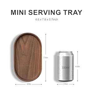 Miniservingtraysforpartiessmalltrayforteacoffeeovalwoodenplatesforservingfooddecorativetrayforappetizervegetablestrayforbathroom7846walnutsetof2 Urban Country Home Decor Mini serving trays for parties small tray for teacoffee oval wooden plates for serving food decorative tray for appetizervegetables tray for bathroom 7846 walnut set of 2 urban country home decor