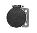 Leviton NEMA Type 3R Enclosure with Automatic Closing Lid, Thermoplastic Housing and Cover, Stainless Steel Torsion Spring