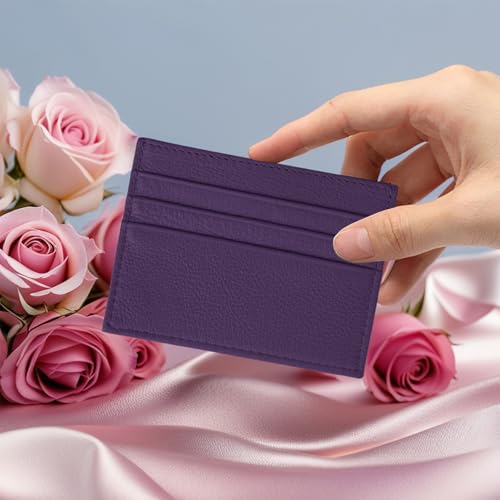 Image of M-Plateau Super Slim Genuine Leather Credit Card Wallet