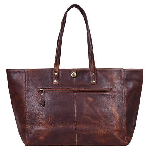 Bolso de cuero Antonio Valeria Avery Tote para mujer miniatura 3