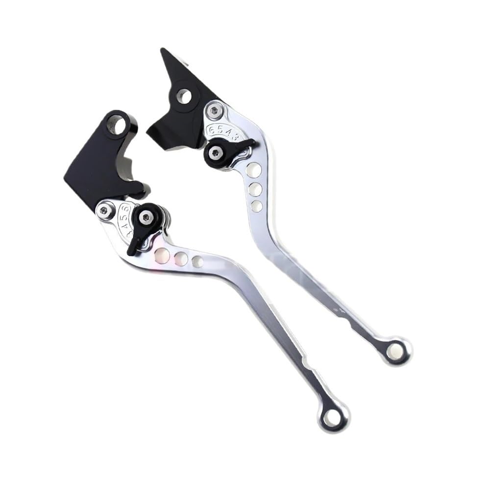 Prsdfg Long Silver Brake Clutch Levers Handle For Vfr400 Vfr 400 Nc30 1989-1992 1990 1991 Motorcycle Accessories Long/Short Handles Brake Clutch Levers