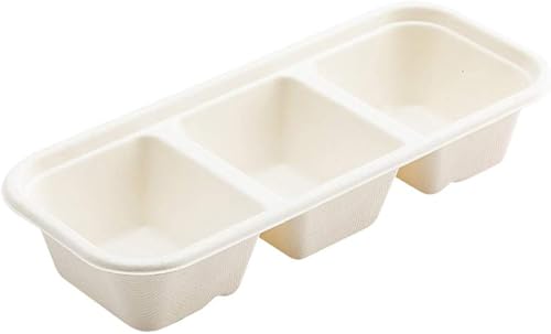 Miniatura 2 de Restaurantware Pulp Tek - Cajas de comida para llevar de 9.2 x 3.8 x 1.8 pulgadas, 100 recipientes para llevar para microondas, tapas se venden por