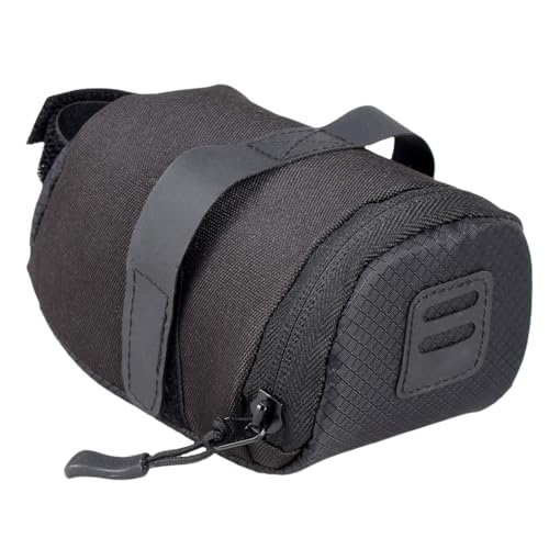 LLINthy Bolsa para sillín de bicicleta, bolsa de asiento rígido, bolsa de tubo para asiento de bicicleta, bolsa de soporte trasero para bicicletas