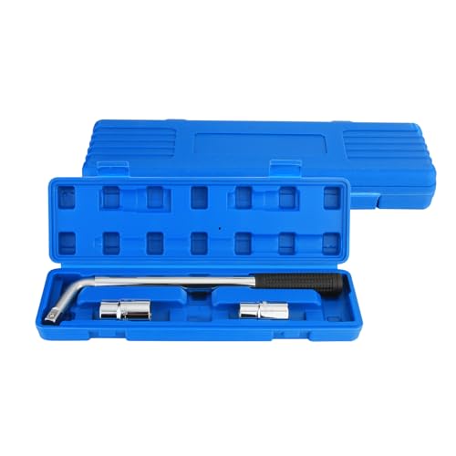 Twilight Garage Llave telescópica extensible para rueda con enchufes estándar de 17 mm/19 mm y 21 mm/23 mm para cambio de neumáticos, herramientas de emergencia para averías de neumáticos de repuesto
